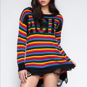 UNIF ACID SWEATER SIZE SMALL